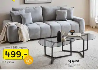 XXXLutz Carryhome bigsofa oder couchtisch-set 2-teilig Angebot