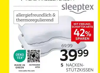 XXXLutz Sleeptex nackenstützkissen „manaus“ Angebot