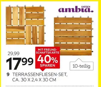 XXXLutz Ambia garden terrassenfliesen-set „akazie“ & „akazie quattro“ Angebot