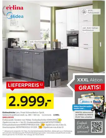 XXXLutz C´elina oder midea einbauküche lars Angebot