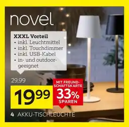 XXXLutz Novel akku-tischleuchte Angebot