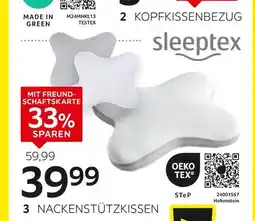 XXXLutz Sleeptex nackenstützkissen „lilly“ Angebot