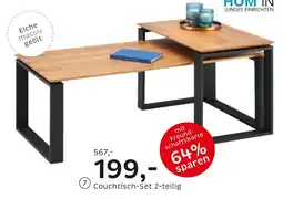 XXXLutz Hom'in couchtisch-set 2-teilig Angebot