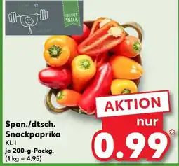 Kaufland Span./dtsch. snackpaprika Angebot