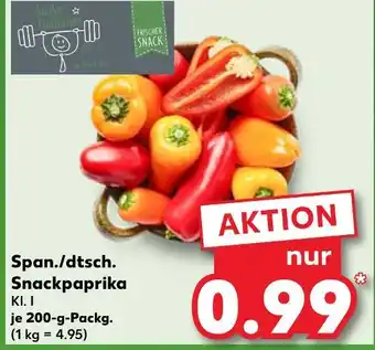 Kaufland Span./dtsch. snackpaprika Angebot
