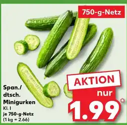 Kaufland Span./dtsch. minigurken Angebot