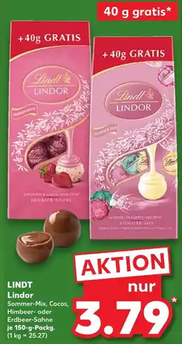 Kaufland Lindt lindor sommer-mix Angebot