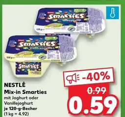 Kaufland Nestlé mix-in smarties Angebot