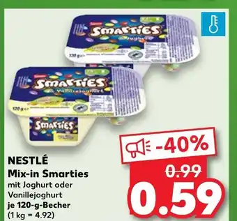 Kaufland Nestlé mix-in smarties Angebot