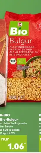 Kaufland K-bio bio-bulgur Angebot