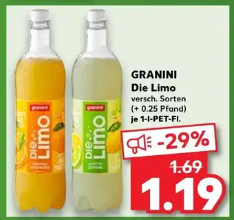 Kaufland Granini die limo Angebot