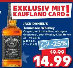 Kaufland Jack daniel's tennessee-whiskey Angebot