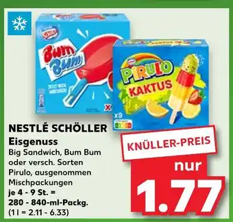 Kaufland Nestlé schöller eisgenuss Angebot