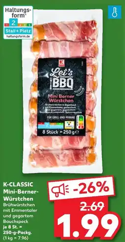 Kaufland K-classic mini-berner-würstchen Angebot