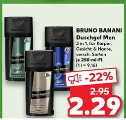 Kaufland Bruno banani duschgel men Angebot