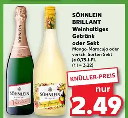 Kaufland Söhnlein brillant weinhaltiges getränk oder sekt Angebot