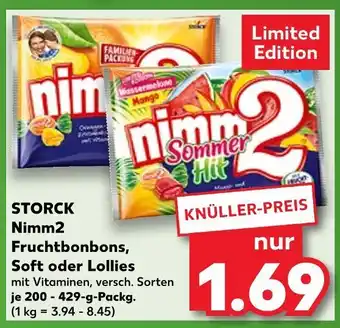 Kaufland Storck nimm2 fruchtbonbons, soft oder lollies Angebot