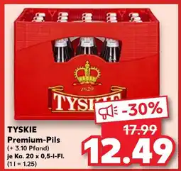 Kaufland Tyskie premium-pils Angebot