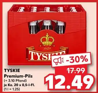 Kaufland Tyskie premium-pils Angebot