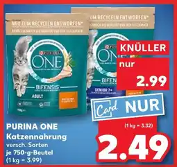 Kaufland Purina one katzennahrung adult Angebot