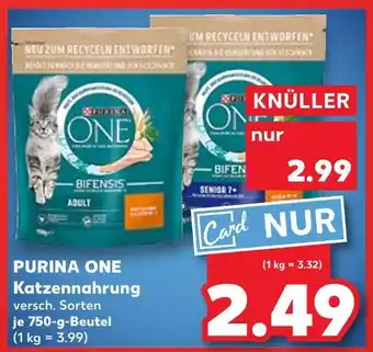 Kaufland Purina one katzennahrung adult Angebot