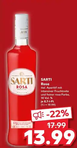 Kaufland Sarti rosa Angebot