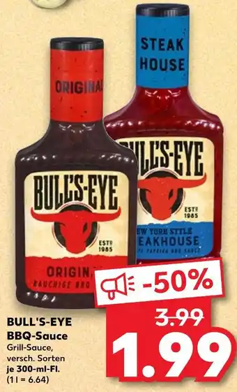 Kaufland Bull's-eye bbq-sauce Angebot
