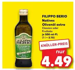 Kaufland Filippo berio natives olivenöl extra Angebot