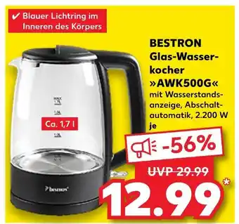 Kaufland Bestron glas-wasserkocher awk500g Angebot