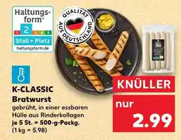 Kaufland K-classic bratwurst Angebot