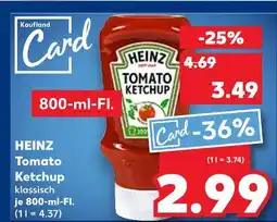 Kaufland Heinz tomato ketchup Angebot