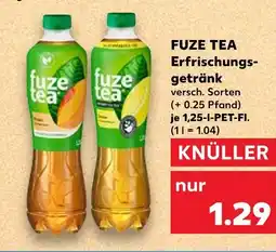Kaufland Fuze tea erfrischungsgetränk Angebot