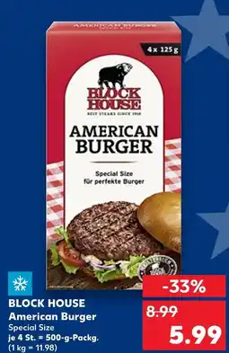 Kaufland Block house american burger Angebot