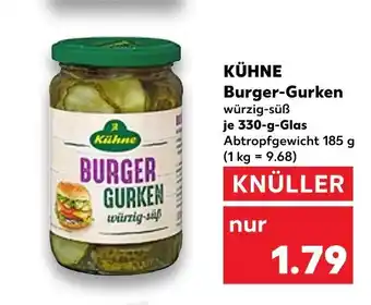 Kaufland Kühne burger-gurken Angebot