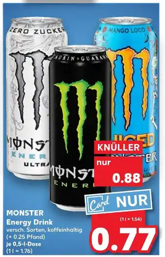 Kaufland Monster energy drink Angebot