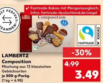 Kaufland Lambertz composition Angebot