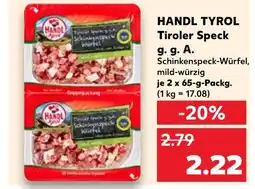 Kaufland Handl tyrol tiroler speck Angebot