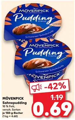 Kaufland Mövenpick sahnepudding Angebot