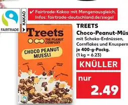 Kaufland Treets choco-peanut-müsli Angebot