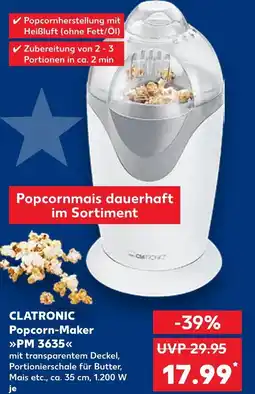 Kaufland Clatronic popcorn-maker pm 3635 Angebot