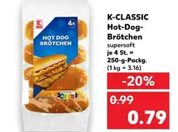 Kaufland K-classic hot-dog-brötchen Angebot