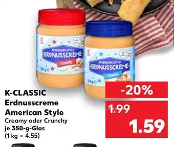 Kaufland K-classic erdnusscreme american style Angebot