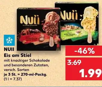 Kaufland Nuii eis am stiel Angebot