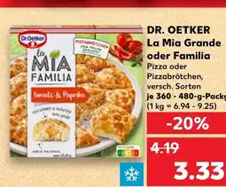Kaufland Dr. oetker la mia grande oder familia Angebot