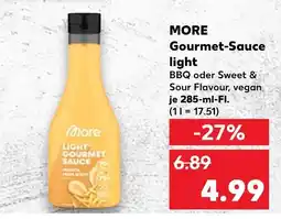 Kaufland More gourmet-sauce light Angebot
