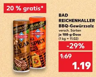 Kaufland Bad reichenhaller bbq-gewürzsalz Angebot