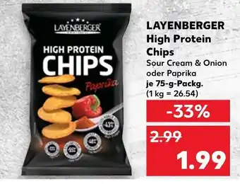 Kaufland Layenberger high protein chips Angebot