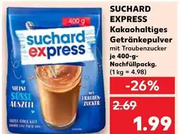 Kaufland Suchard express kakaohaltiges getränkepulver Angebot