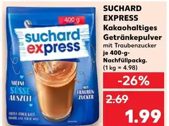 Kaufland Suchard express kakaohaltiges getränkepulver Angebot