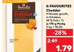 Kaufland K-favourites cheddar Angebot